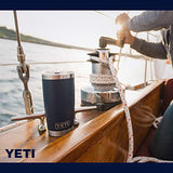 YETI Rambler 20 oz Tumbler, Stainless Steel, Vacuum Insulated with MagSlider Lid, Navy