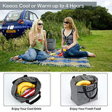 MAXTOP Lunch Bags for Women,Insulated Thermal Lunch Tote Bag,Lunch Box with Front Pocket for Office Work Picnic Shopping
