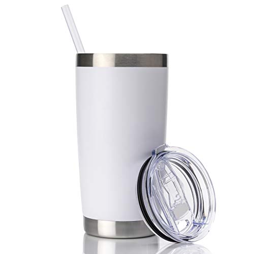 VEGOND 20 oz Tumbler with Handle Lid and Straw, Stainless Steel Insulated  Travel Coffee Mug Spill Pr…See more VEGOND 20 oz Tumbler with Handle Lid  and