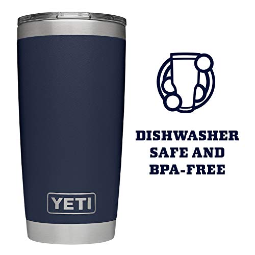 YETI Rambler 20 oz. Insulated Tumbler with Magslider Lid - Genuine